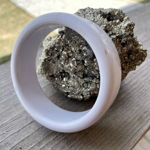 White bangle bracelet